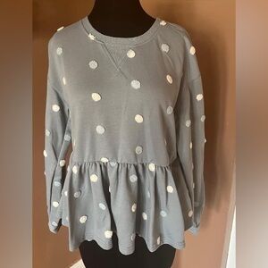 Blu pepper babydoll top small